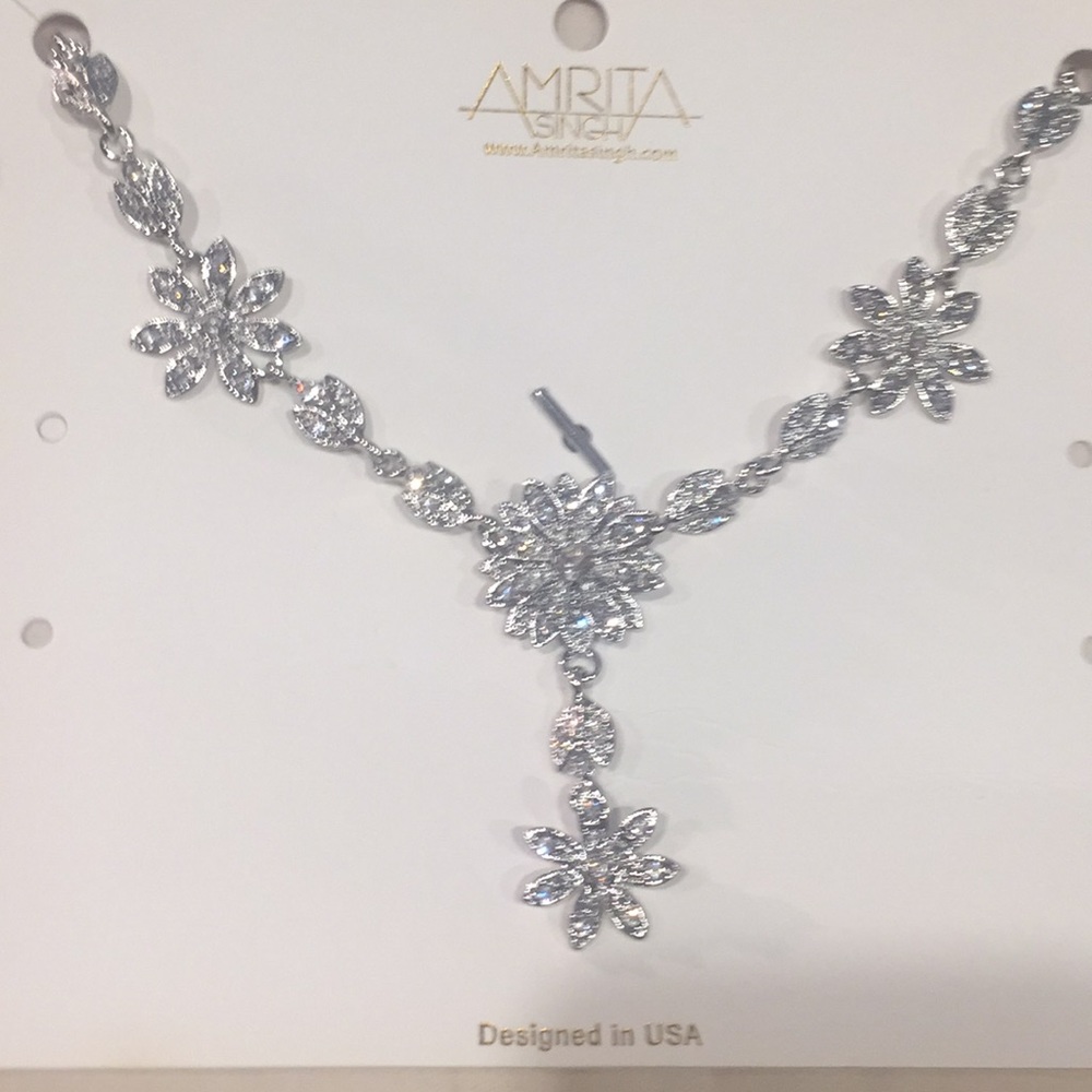 Statement Necklace, silver